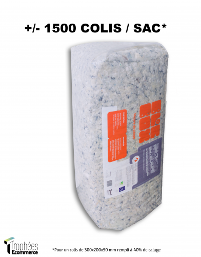 FIBRE DE CALAGE TEXTILE RECYCLEE