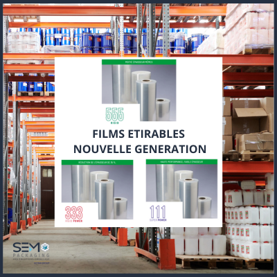 Films étirables nouvelle génération : innovation et efficacité dans l'emballage industriel !