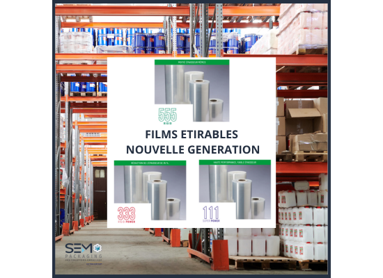 Films étirables nouvelle génération : innovation et efficacité dans l'emballage industriel !